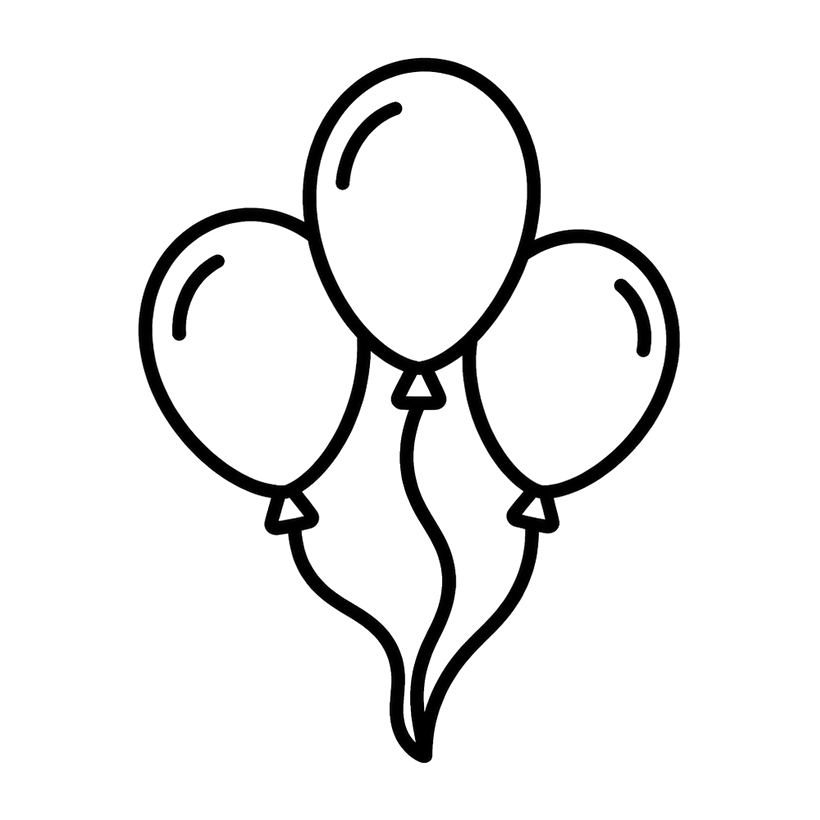 Balloon display service icon