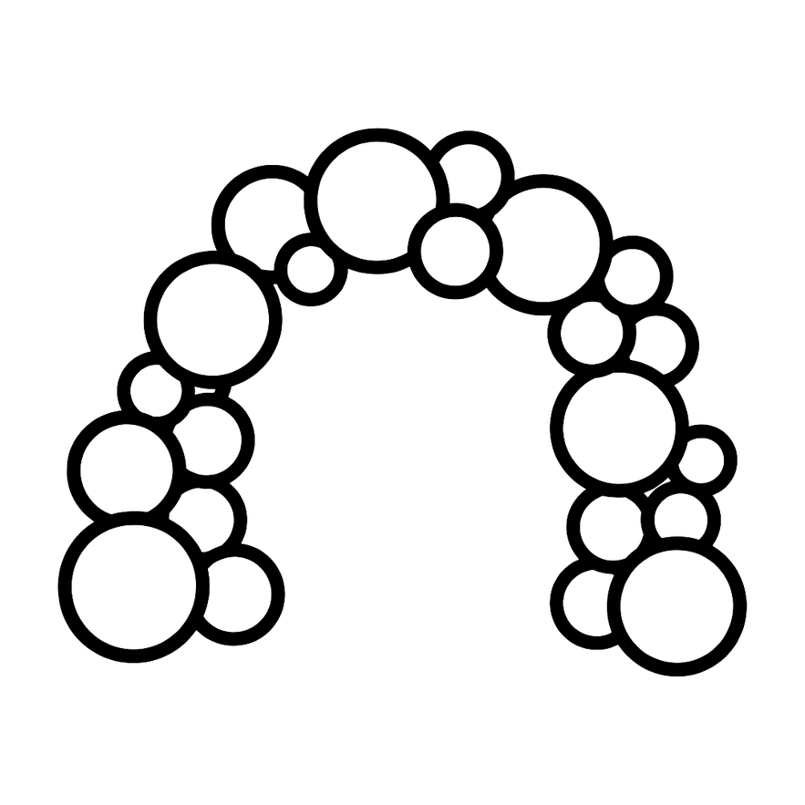 Balloon garland service icon